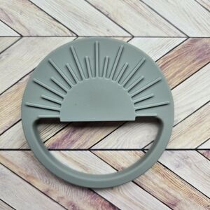 ​Boho Silicone Sun Teether Soft BPA-Free Baby Chew Toy Sage Green Teeth Ring